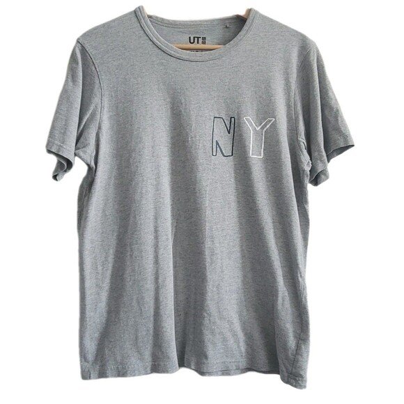 UNIQLO UT USA OMIYAGE Short Sleeve Crewneck T-Shirt  Grey Size S - Picture 1 of 11